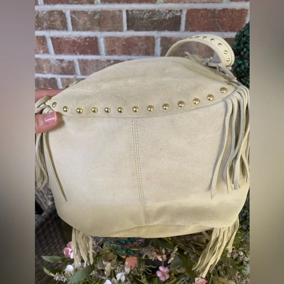 Coach Poppy Limited Edition BELLA Fringe Suede Shoulder Bag 16734 UNICORN! - Picture 12 of 15